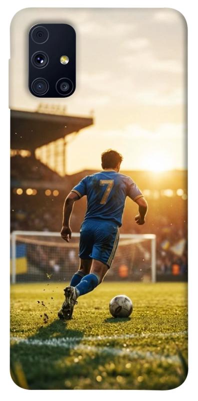 Чохол itsPrint Football player для Samsung Galaxy M31s, спорт, купити оптом з доставкою