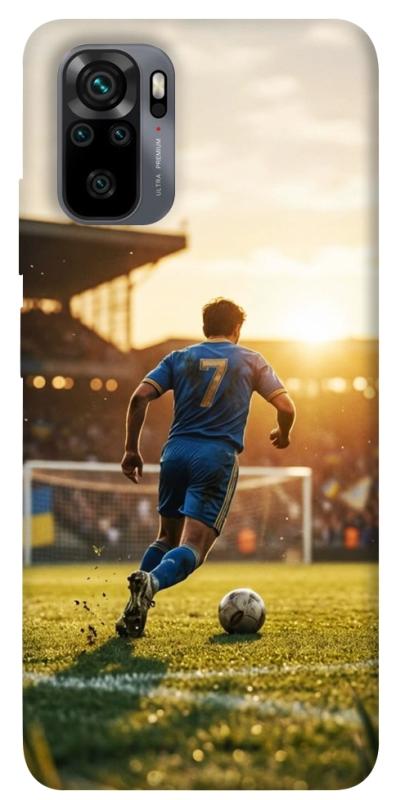 Чохол itsPrint Football player для Xiaomi Redmi Note 10 / Note 10s, спорт, купити оптом з доставкою