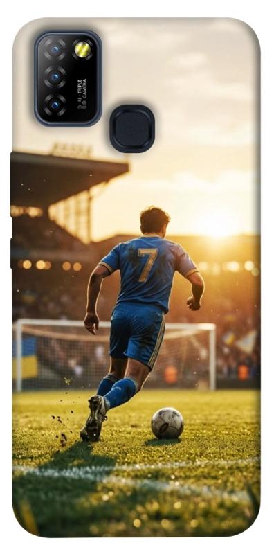 Чохол itsPrint Football player для Infinix Hot 10 Lite, спорт, купити оптом з доставкою