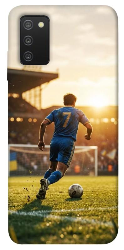 Чохол itsPrint Football player для Samsung Galaxy A03s, спорт, купити оптом з доставкою
