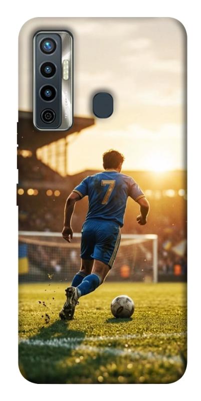 Чохол itsPrint Football player для TECNO Camon 17 Pro, спорт, купити оптом з доставкою