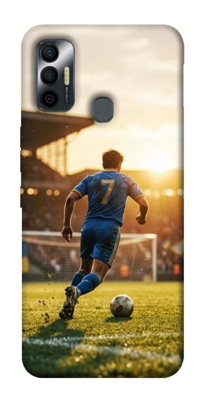 Чохол itsPrint Football player для TECNO Spark 7, спорт, купити оптом з доставкою
