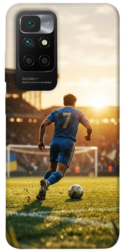 Чохол itsPrint Football player для Xiaomi Redmi 10, спорт, купити оптом з доставкою
