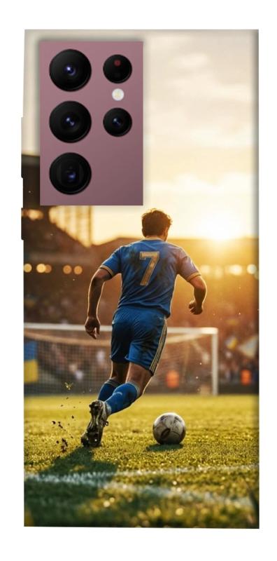 Чохол itsPrint Football player для Samsung Galaxy S22 Ultra, спорт, купити оптом з доставкою
