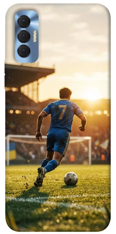 Чохол itsPrint Football player для TECNO Spark 8P, спорт, купити оптом з доставкою
