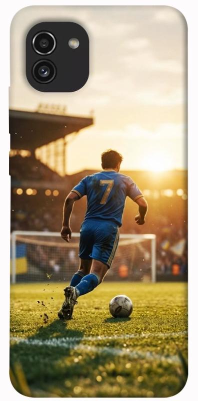 Чохол itsPrint Football player для Samsung Galaxy A03, спорт, купити оптом з доставкою