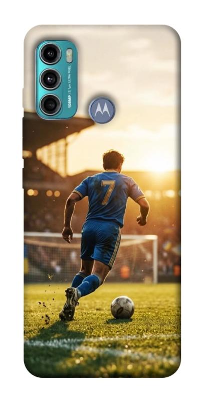 Чохол itsPrint Football player для Motorola Moto G60, спорт, купити оптом з доставкою