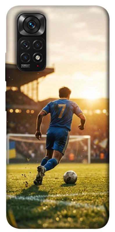Чохол itsPrint Football player для Xiaomi Redmi Note 11 (Global) / Note 11S, спорт, купити оптом з доставкою