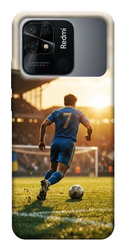Чохол itsPrint Football player для Xiaomi Redmi 10C, спорт, купити оптом з доставкою