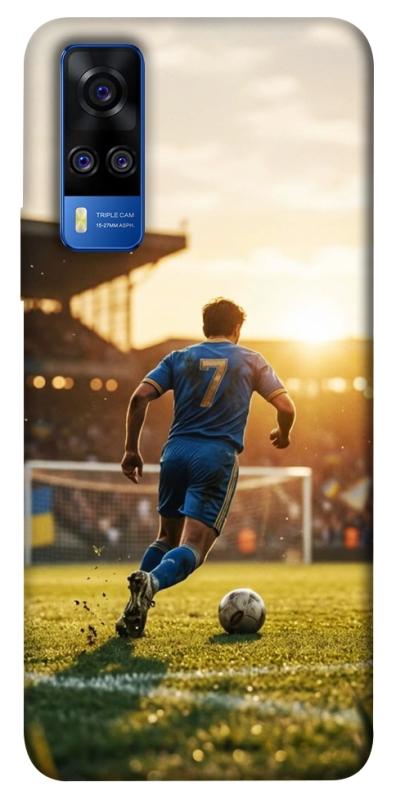 Чохол itsPrint Football player для Vivo Y51a, спорт, купити оптом з доставкою