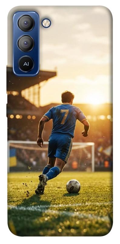 Чохол itsPrint Football player для TECNO Pop 5 LTE, спорт, купити оптом з доставкою