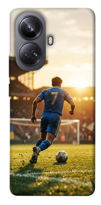 Чохол itsPrint Football player для Realme 10 Pro+, спорт, купити оптом з доставкою