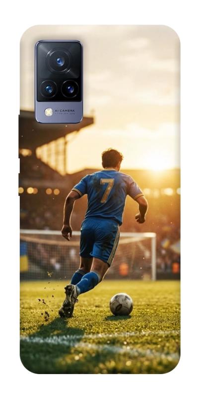 Чохол itsPrint Football player для Vivo V21, спорт, купити оптом з доставкою