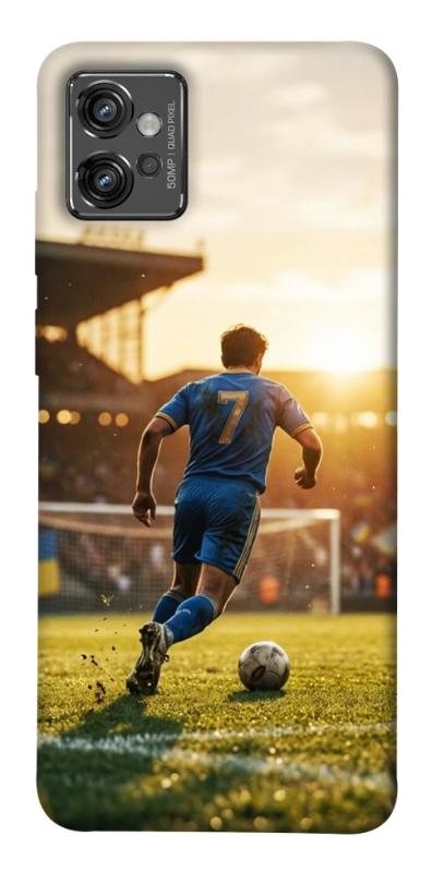 Чохол itsPrint Football player для Motorola Moto G32, спорт, купити оптом з доставкою