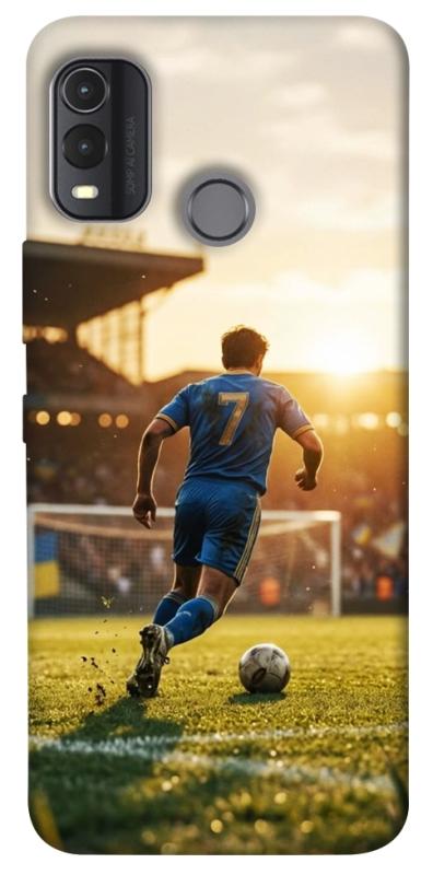 Чохол itsPrint Football player для Nokia G11 Plus, спорт, купити оптом з доставкою