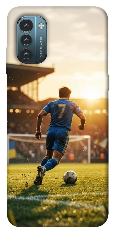 Чохол itsPrint Football player для Nokia G21, спорт, купити оптом з доставкою