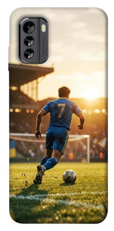 Чохол itsPrint Football player для Nokia G60, спорт, купити оптом з доставкою