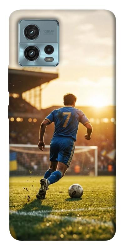 Чохол itsPrint Football player для Motorola Moto G72, спорт, купити оптом з доставкою