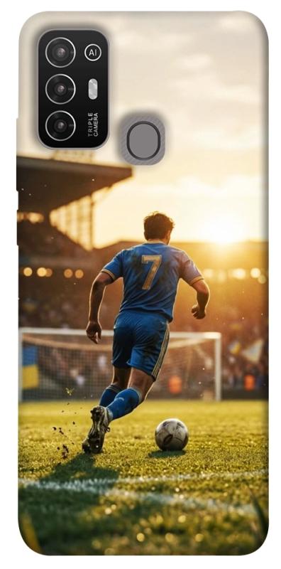 Чохол itsPrint Football player для ZTE Blade A52, спорт, купити оптом з доставкою