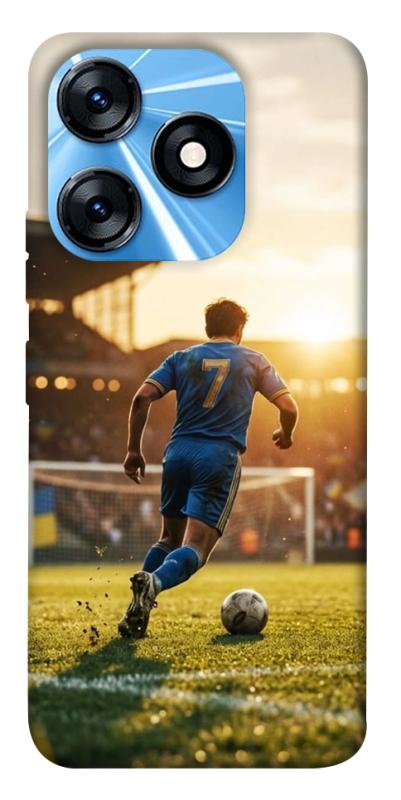 Чохол itsPrint Football player для TECNO Spark 10 Pro, спорт, купити оптом з доставкою