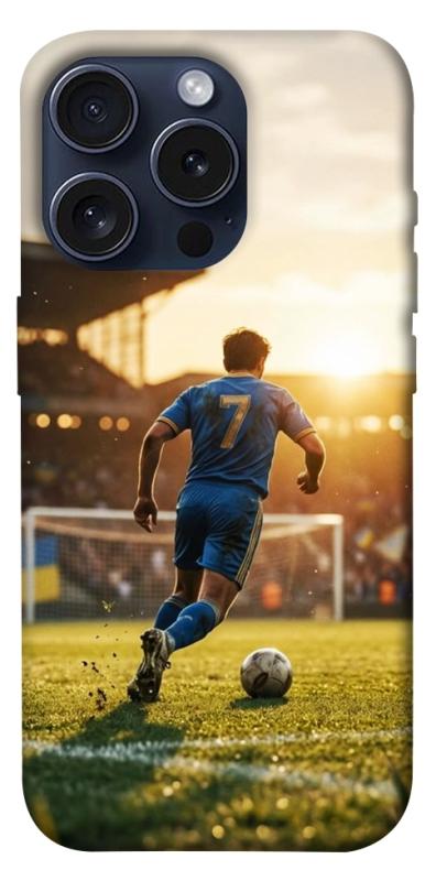 Чохол itsPrint Football player для Apple iPhone 15 Pro (6.1"), спорт, купити оптом з доставкою