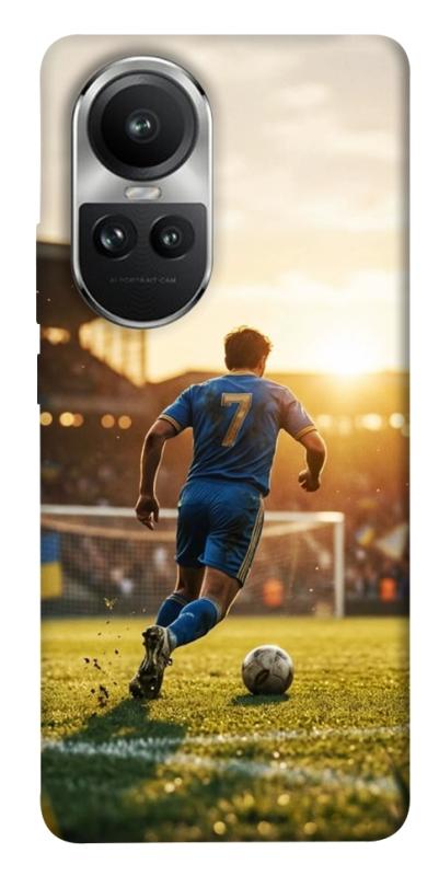 Чохол itsPrint Football player для Oppo Reno 10, спорт, купити оптом з доставкою