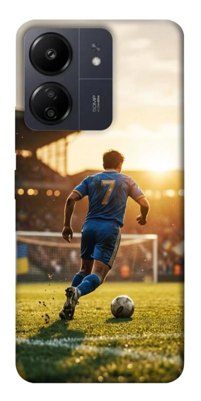 Чохол itsPrint Football player для Xiaomi Redmi 13C, спорт, купити оптом з доставкою