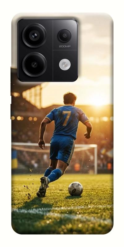 Чохол itsPrint Football player для Xiaomi Redmi Note 13 Pro 4G, спорт, купити оптом з доставкою