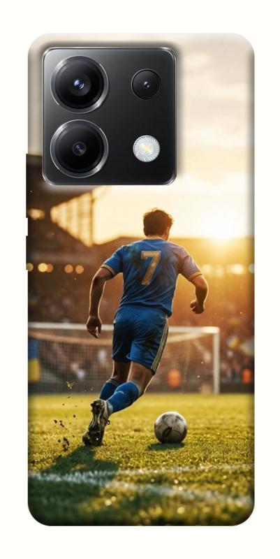 Чохол itsPrint Football player для Xiaomi Poco X6, спорт, купити оптом з доставкою