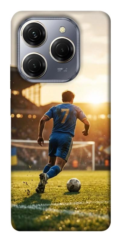 Чохол itsPrint Football player для TECNO Spark 20 Pro, спорт, купити оптом з доставкою
