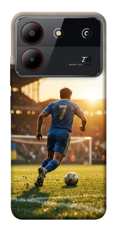 Чохол itsPrint Football player для ZTE Blade A54 4G, спорт, купити оптом з доставкою