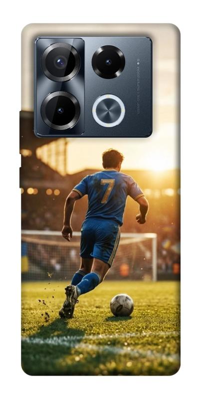 Чохол itsPrint Football player для Infinix Note 40 Pro 4G, спорт, купити оптом з доставкою