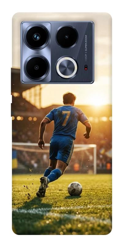 Чохол itsPrint Football player для Infinix Note 40 4G, спорт, купити оптом з доставкою