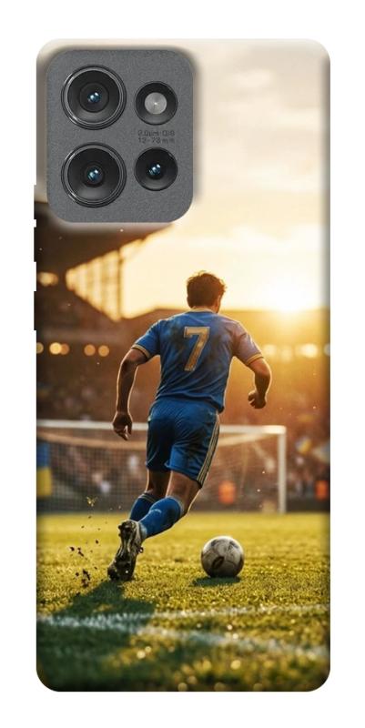 Чохол itsPrint Football player для Motorola Edge 50, спорт, купити оптом з доставкою