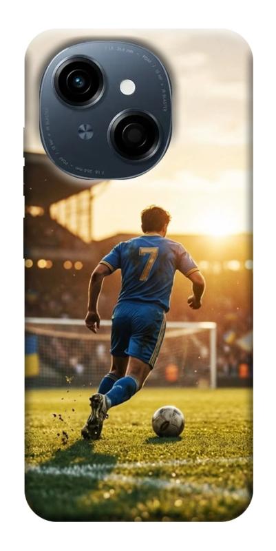Чохол itsPrint Football player для TECNO Spark Go 1, спорт, купити оптом з доставкою