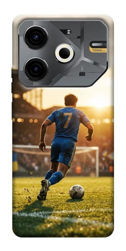 Чохол itsPrint Football player для TECNO Pova 6 Neo (LI6), спорт, купити оптом з доставкою