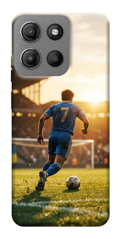 Чохол itsPrint Football player для Motorola Moto G15 4G, спорт, купити оптом з доставкою