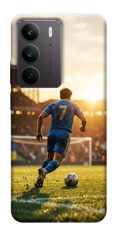 Чохол itsPrint Football player для Realme C75, спорт, купити оптом з доставкою
