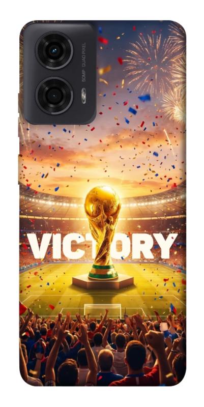 Чохол itsPrint Football victory для Motorola Moto G24, спорт, купити оптом з доставкою