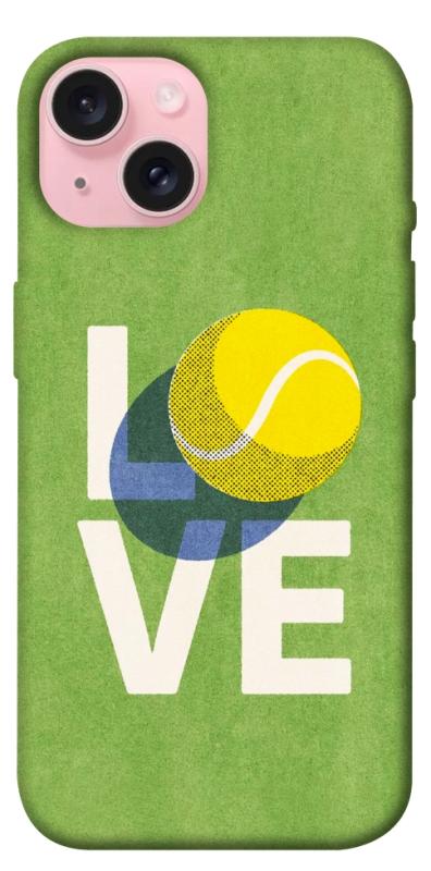 Чохол itsPrint Love tennis для Apple iPhone 15 (6.1"), спорт, купити оптом з доставкою