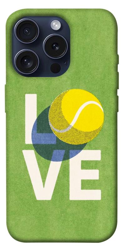 Чохол itsPrint Love tennis для Apple iPhone 15 Pro (6.1"), спорт, купити оптом з доставкою