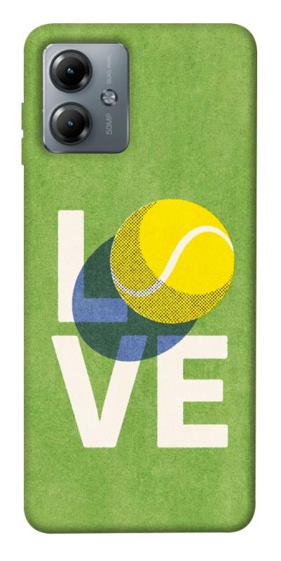 Чохол itsPrint Love tennis для Motorola Moto G14, спорт, купити оптом з доставкою