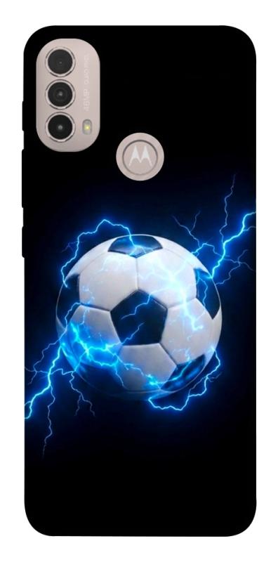 Чохол itsPrint Thunder ball для Motorola Moto E40, спорт, купити оптом з доставкою