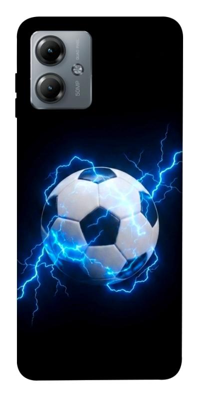 Чохол itsPrint Thunder ball для Motorola Moto G14, спорт, купити оптом з доставкою