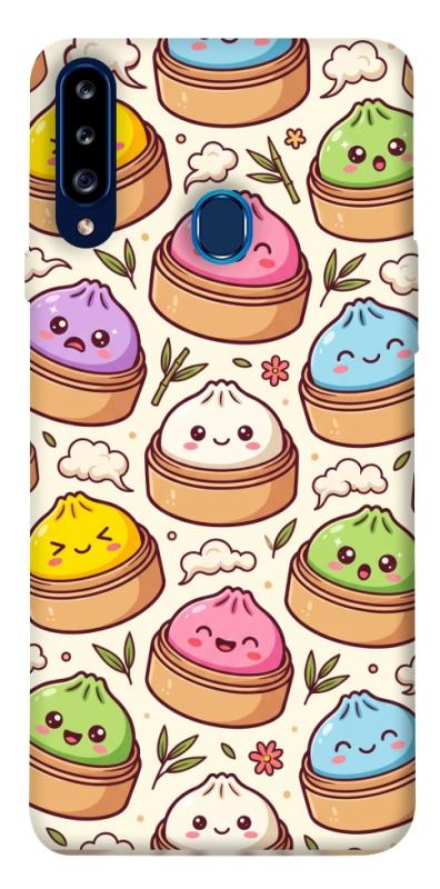 Чохол itsPrint Pattern dumpling для Samsung Galaxy A20s, паттерн, купити оптом з доставкою