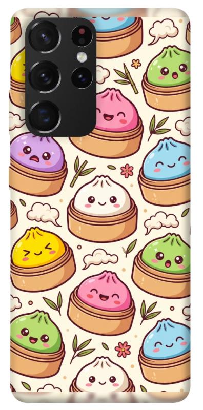 Чохол itsPrint Pattern dumpling для Samsung Galaxy S21 Ultra, паттерн, купити оптом з доставкою