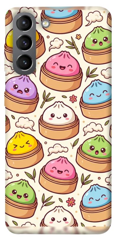 Чохол itsPrint Pattern dumpling для Samsung Galaxy S21, паттерн, купити оптом з доставкою