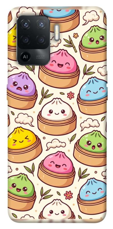 Чохол itsPrint Pattern dumpling для Oppo Reno 5 Lite, паттерн, купити оптом з доставкою