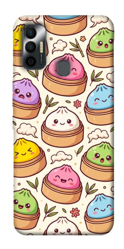 Чохол itsPrint Pattern dumpling для TECNO Spark 7, паттерн, купити оптом з доставкою