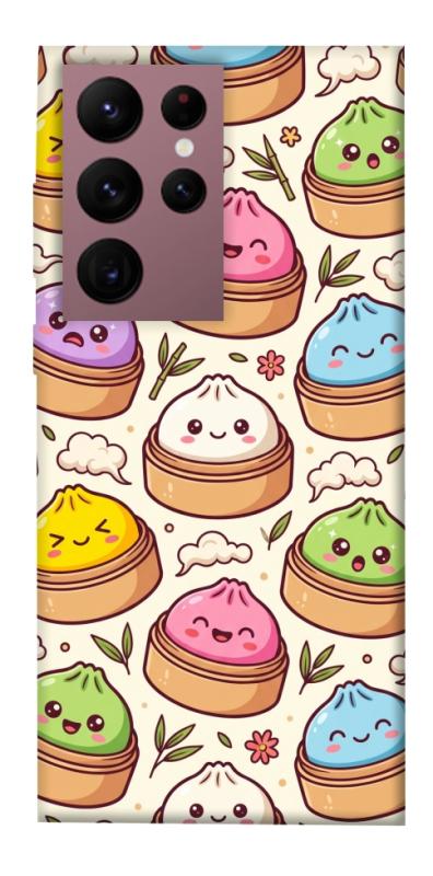 Чохол itsPrint Pattern dumpling для Samsung Galaxy S22 Ultra, паттерн, купити оптом з доставкою